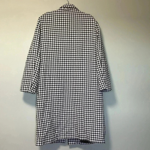 Nasty Gal houndstooth coat size 10 - Picture 7 of 10